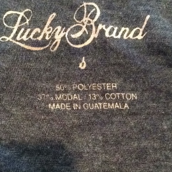 Lucky Brand Live in Love Butterfly Tee Small - Picture 2 of 4